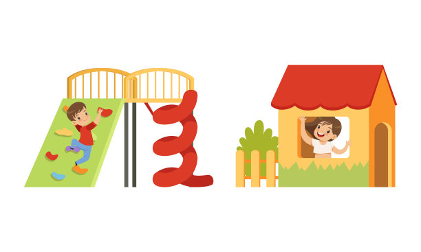 孩子们在操场上玩得很开心图片下载