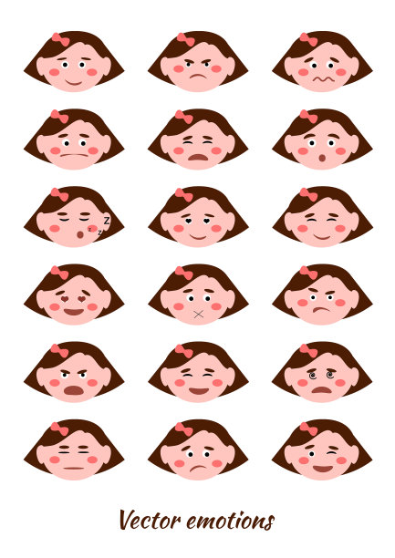 用各种情绪固定面孔图片下载