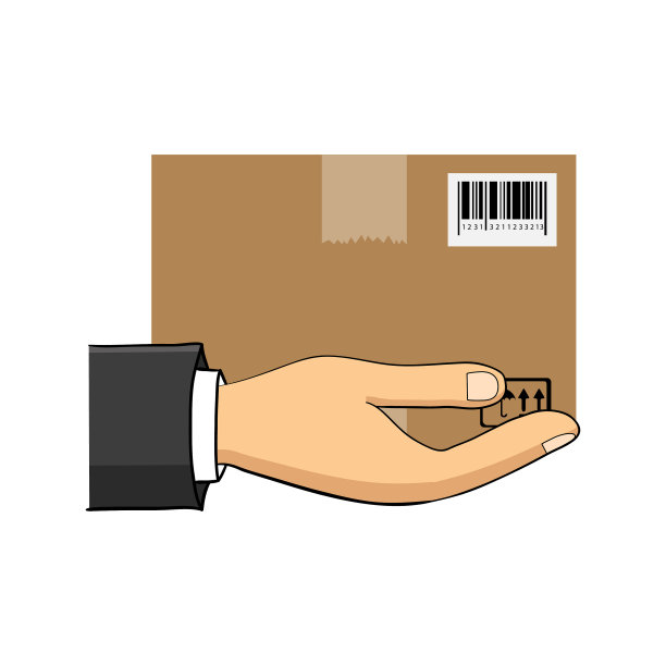 手里拿着快递包裹图片下载