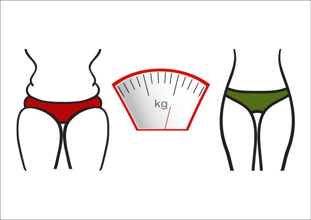 手绘概念减肥减肥符号图片下载