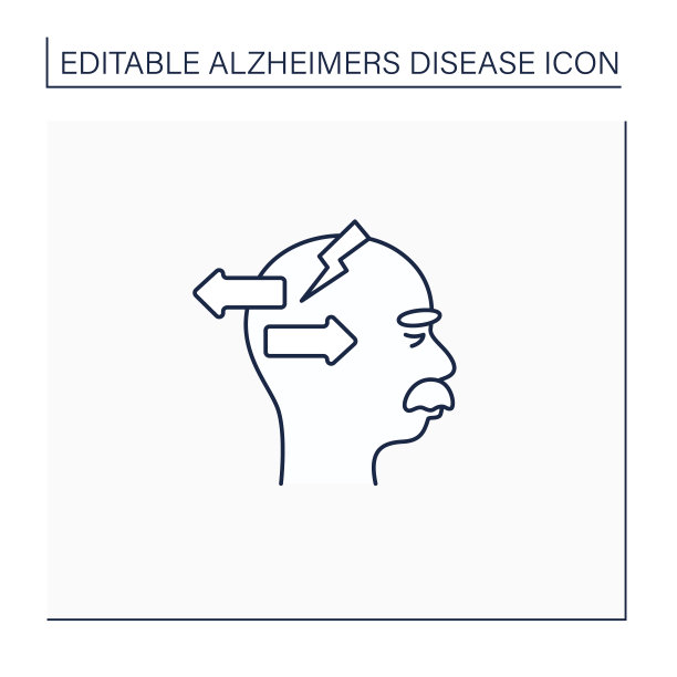 行为改变线图标图片下载
