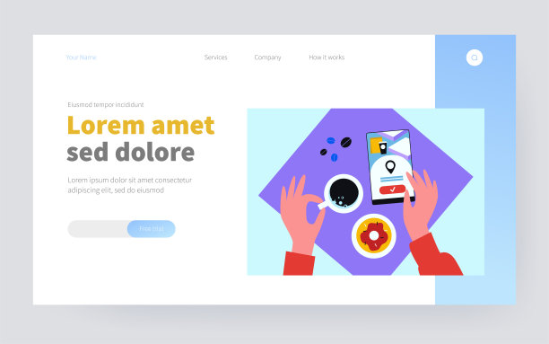 一个女人在咖啡店里用手机图片下载