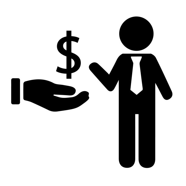 企业利润向量。美元符号在手的图标。成功的概念。矢量插图EPS 10。图片下载