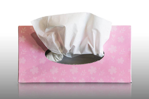 纸巾盒模拟白色纸巾盒空白标签和没有文字包装图片下载