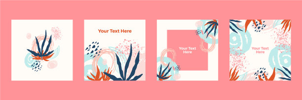 为instagram设置抽象花卉背景图片下载