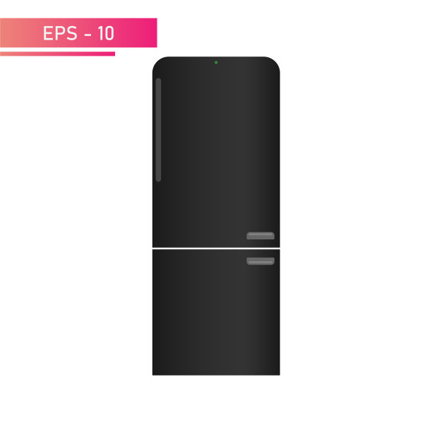 老式两室冰箱图片下载