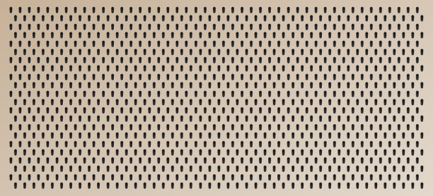 带椭圆形孔的钉板。矩形棕色钉板穿孔纹理背景工作工作台工具。矢量插图。图片下载