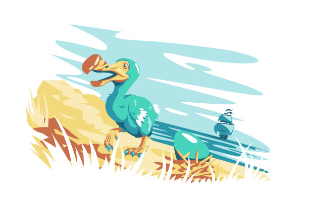 可爱的渡渡鸟蛋图片下载