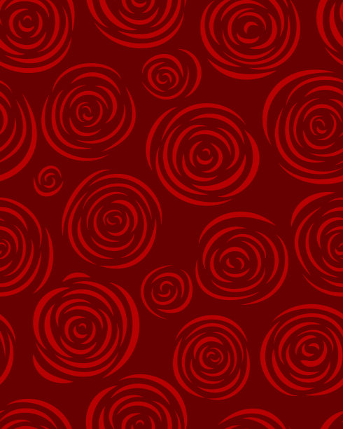 抽象无缝矢量花卉图案与玫瑰图片下载