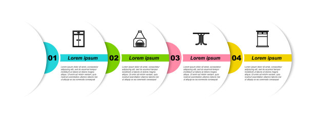 设衣柜内壁炉圆桌图片下载