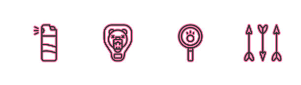 设线胡椒喷雾爪子搜索熊头图片下载