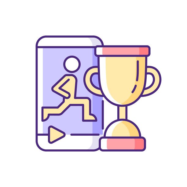 健身在线挑战RGB颜色图标图片下载