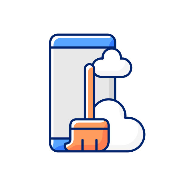 灰尘和灰尘里面的手机RGB颜色图标。图片下载