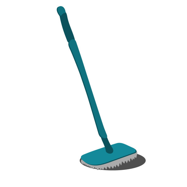 地板拖把。用于清洁和洗涤的家用物品图片下载