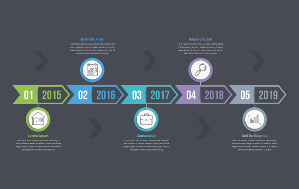 时间轴信息图图片下载