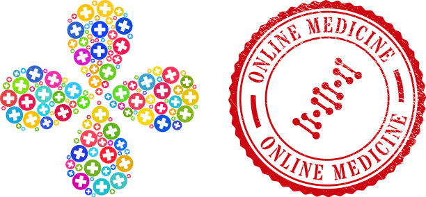 网上医药垃圾印章和医药图片下载