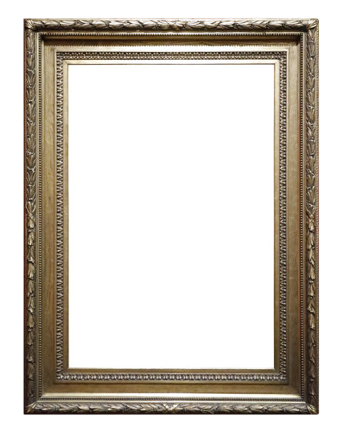 旧相框，金色，有装饰和装饰。图片下载