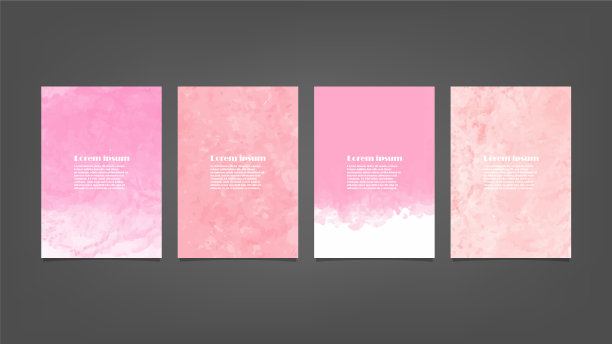 为海报设置粉红色水彩背景图片下载