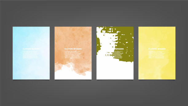 为海报设置彩色水彩背景图片下载