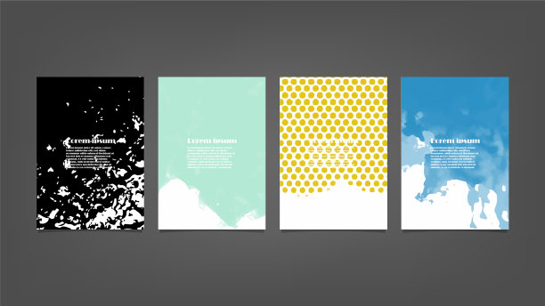 为海报设置彩色水彩背景图片下载