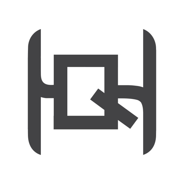 QH HQ Q和H字母标志设计图片下载
