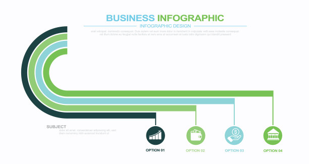 现代曲线圆信息图形设计模板库存插图抽象，艺术，艺术和工艺，图表，圆图片下载
