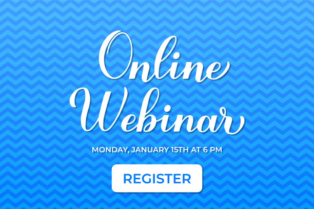 在线网络研讨会公告横幅遥远图片下载