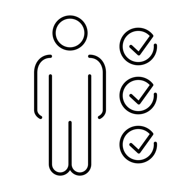 单色简单的考生考试图标图片下载