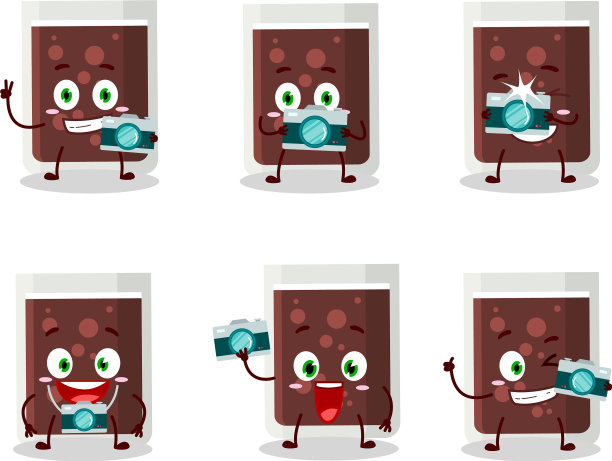 摄影师专业的表情符号用玻璃图片下载