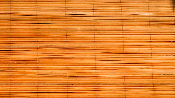 质感的竹帘在下午的房子里作为背景图片下载