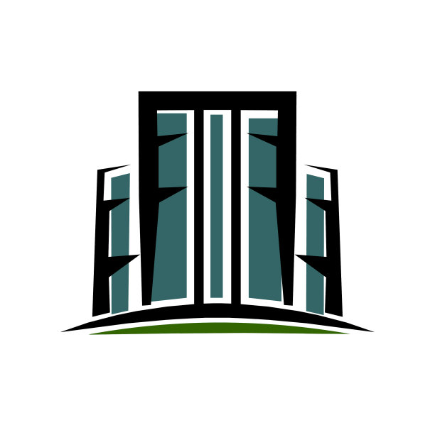 建筑标志房地产住宅建筑标志图片下载