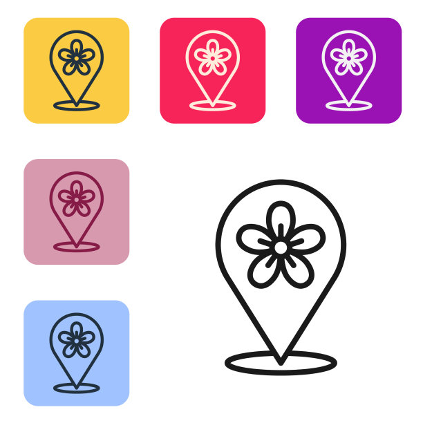 黑线位置与花图标隔离上图片下载