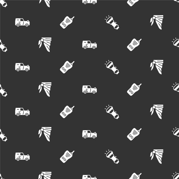 把手电手帕或自行车围巾放在路边图片下载