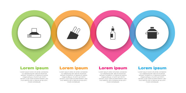 设置厨房提取风扇刀瓶橄榄图片下载