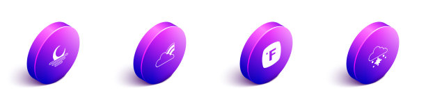 设置等距日落彩虹与云图片下载