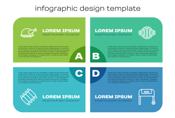 烤排骨烤火鸡图片下载