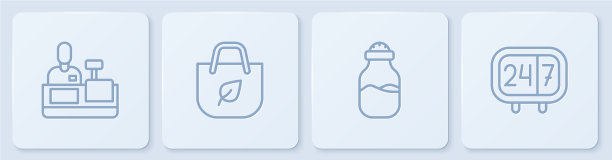 在收银台排队收银图片下载