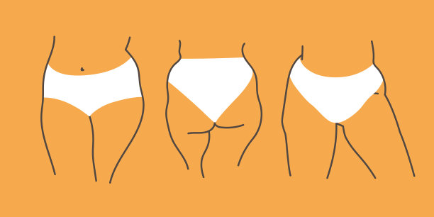 美丽的女性曲线臀部和大腿加上图片下载