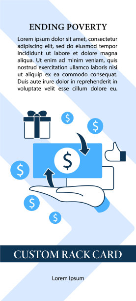 现金支付传单模板图片下载