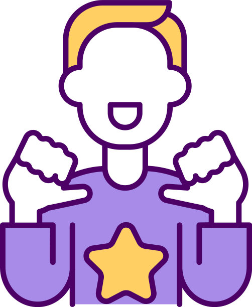 意见领袖RGB彩色图标图片下载