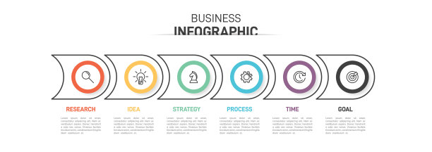 信息图形设计与图标和5个选项或图片下载