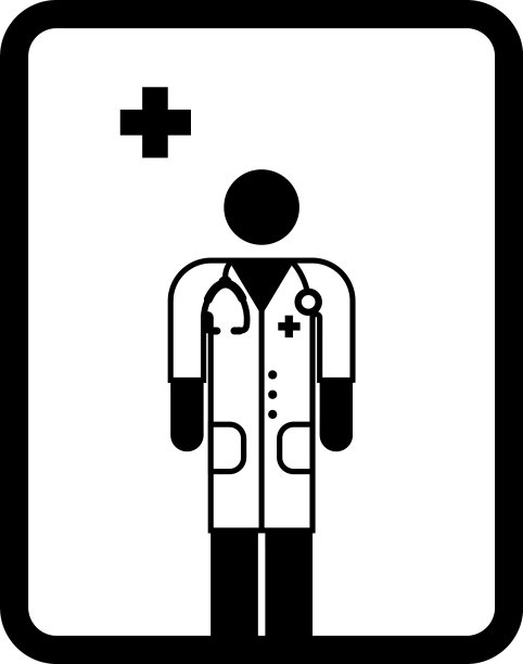 健康图标男医生个人头像图片下载