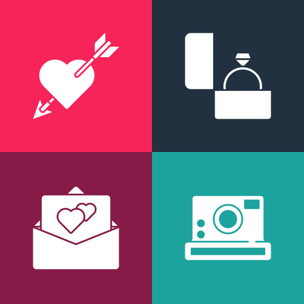 设置流行艺术照片相机贺卡钻石图片下载