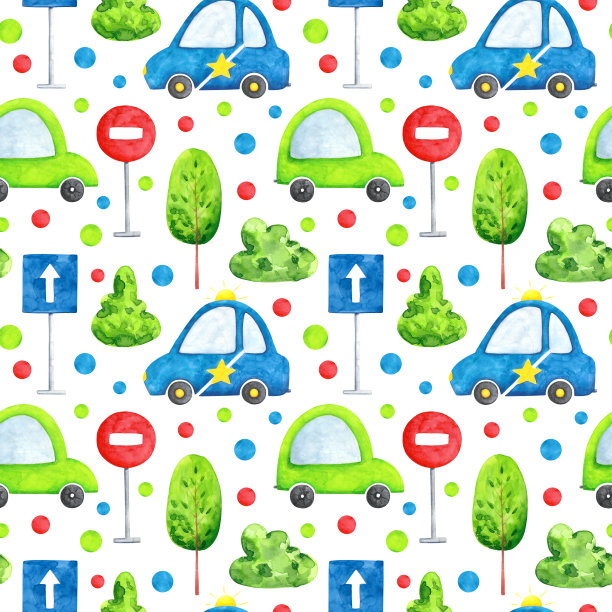 白色汽车图案图片下载