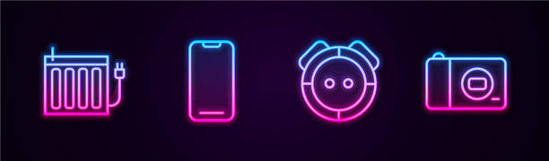 设置线加热散热器智能手机机器人图片下载