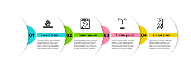 设置天线清洗线、路灯和音响图片下载