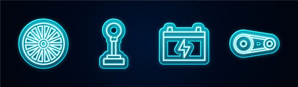 设置行合金齿轮换档车蓄电池图片下载