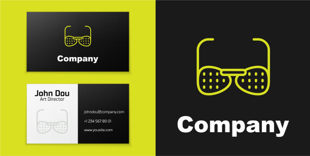 标识线眼镜盲人和视觉图片下载