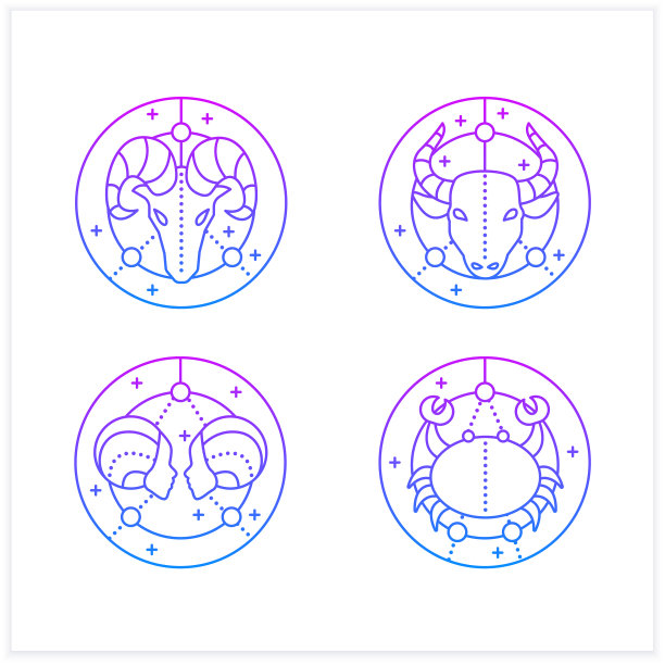 黄道渐变图标设置图片下载