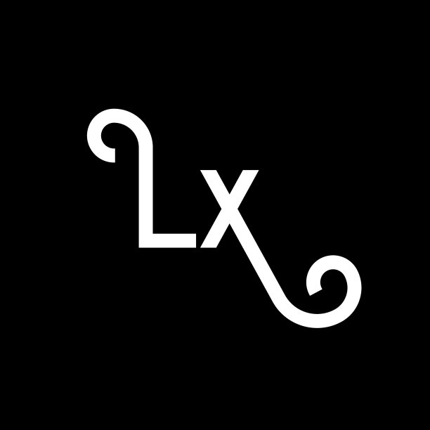 LX圆形组合三角形标志图片下载